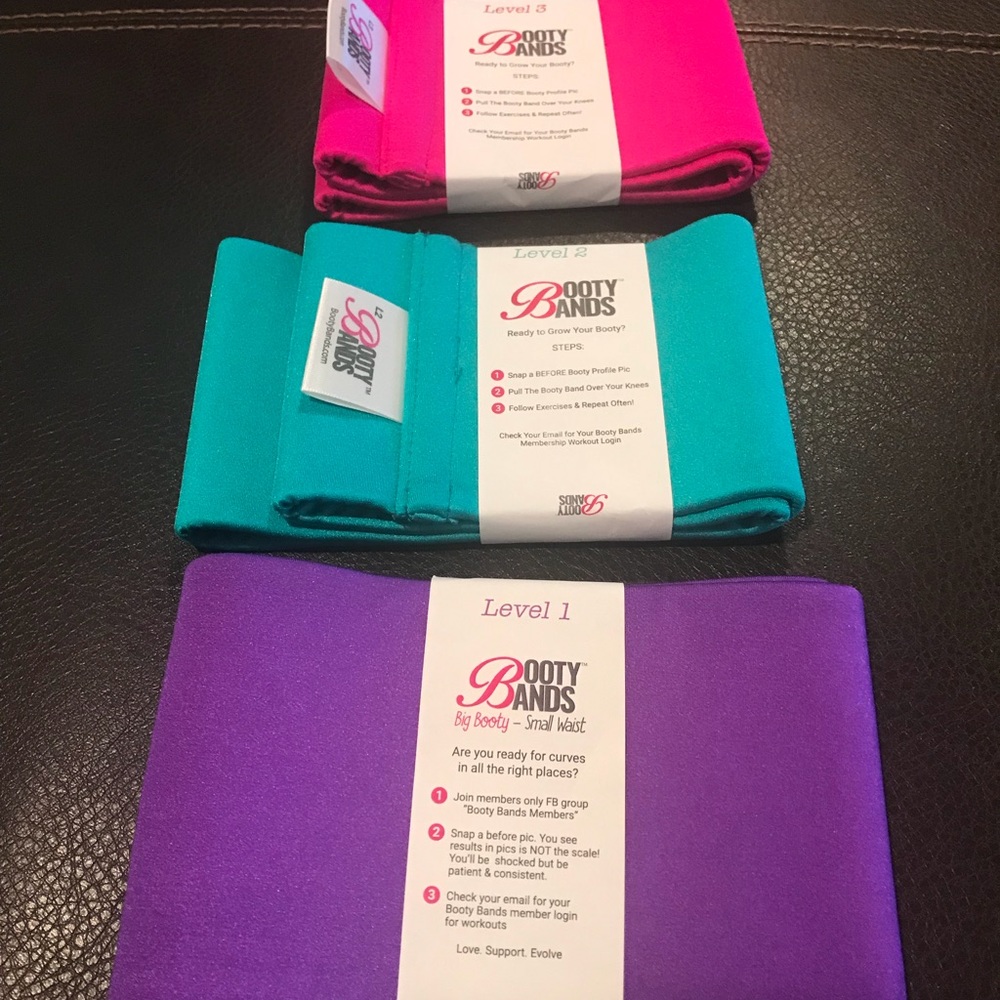 Booty Bands Set of 3